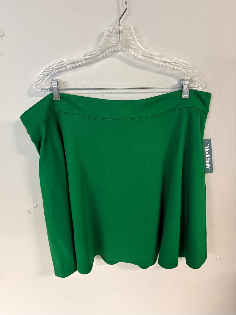 ModCloth Vibrant Green Skater Skirt NWT